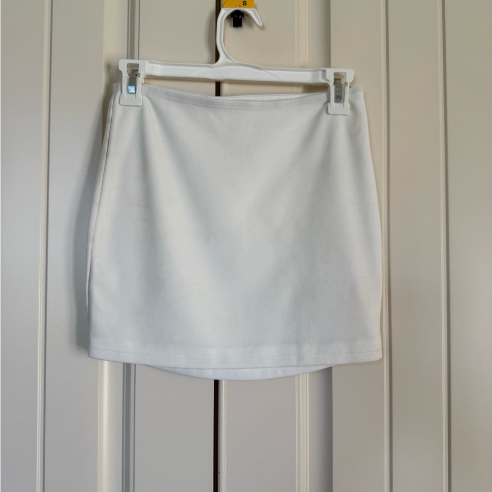 White Mini Skirt